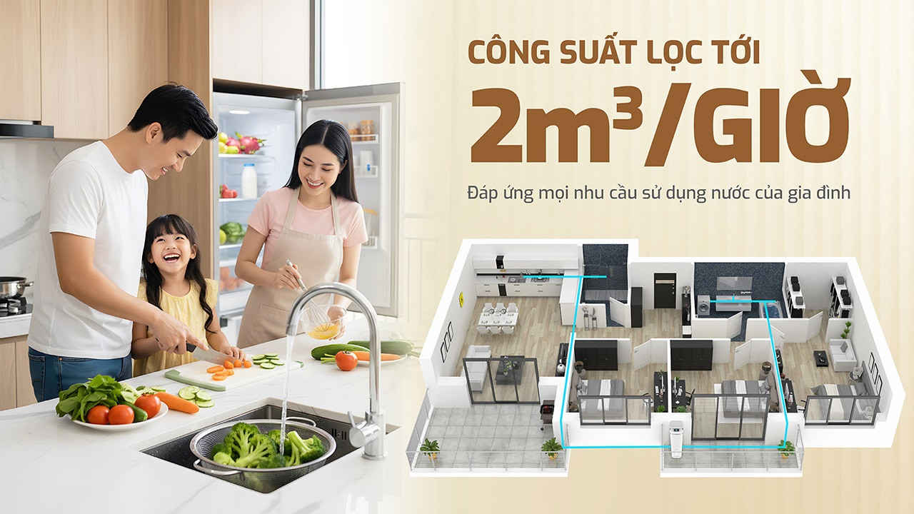 Lọc tổng trung tâm cao cấp Karofi KTF-P02